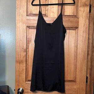 Stars above black silk nighty. Free..